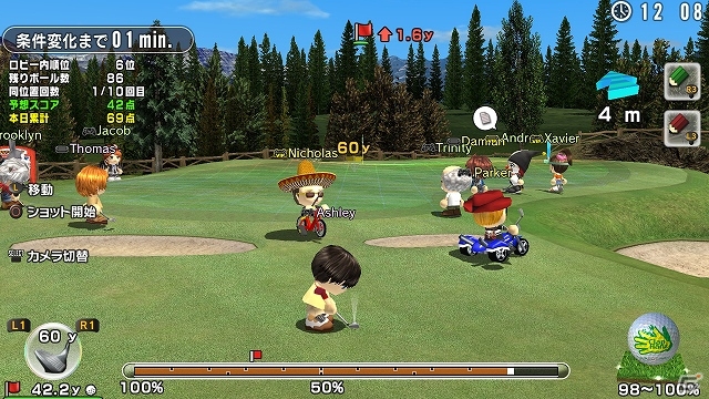 PS3/PS Vita「みんなのGOLF6」年末に盛り上がろう！「ロビー内チップインゴルフ」が登場！コラボキャラとして「トロ」＆「クロ」がゴルフに参戦の画像1