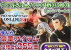 PC/PS Vita「ファンタシースターオンライン2」復帰プレイヤーを対象にした「ウェルカムバックGO！GO！キャンペーン」開催―11種255個のアイテムがもらえる