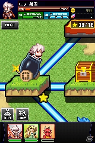 魔王の魂の宿主との決戦が描かれる懐かしくも新しいドットRPG「勇者と1000の魔王」がiOS向けに今冬より配信予定の画像5