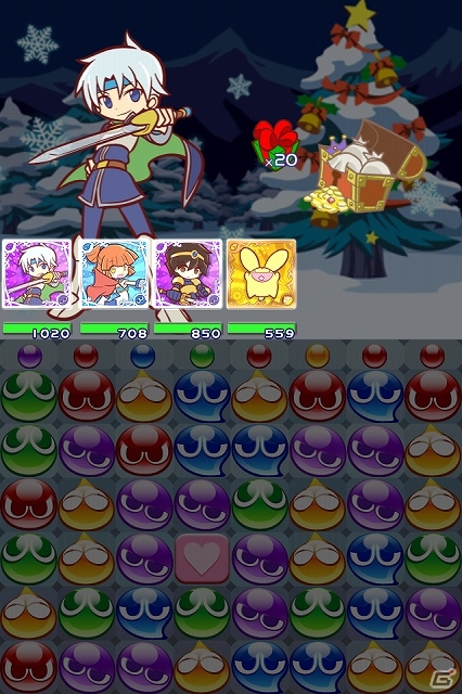 iOS/Android「ぷよぷよ!!クエスト」サンタ衣装「アルル」と「サタン」が登場するクリスマスイベントが12月20日より開催！魔導石セールもあわせて実施の画像4
