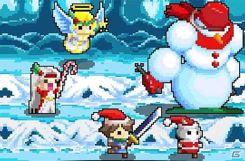 iOS/Android「LINE らんらん勇者」期間限定イベント「クリスマスダンジョン」開始！暴れ雪だるまを倒してなかまを救出しようの画像7