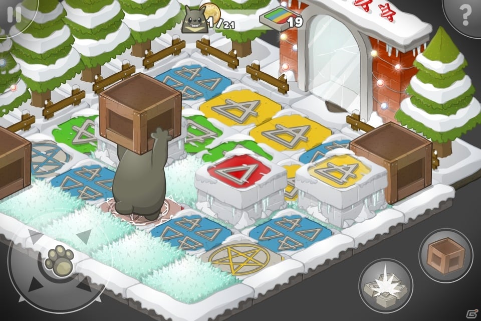カラフルなXmasランドを舞台にしたパズルゲーム「グルーの大冒険～クリスマス・パニック！～」がiOS/Android向けに配信の画像10
