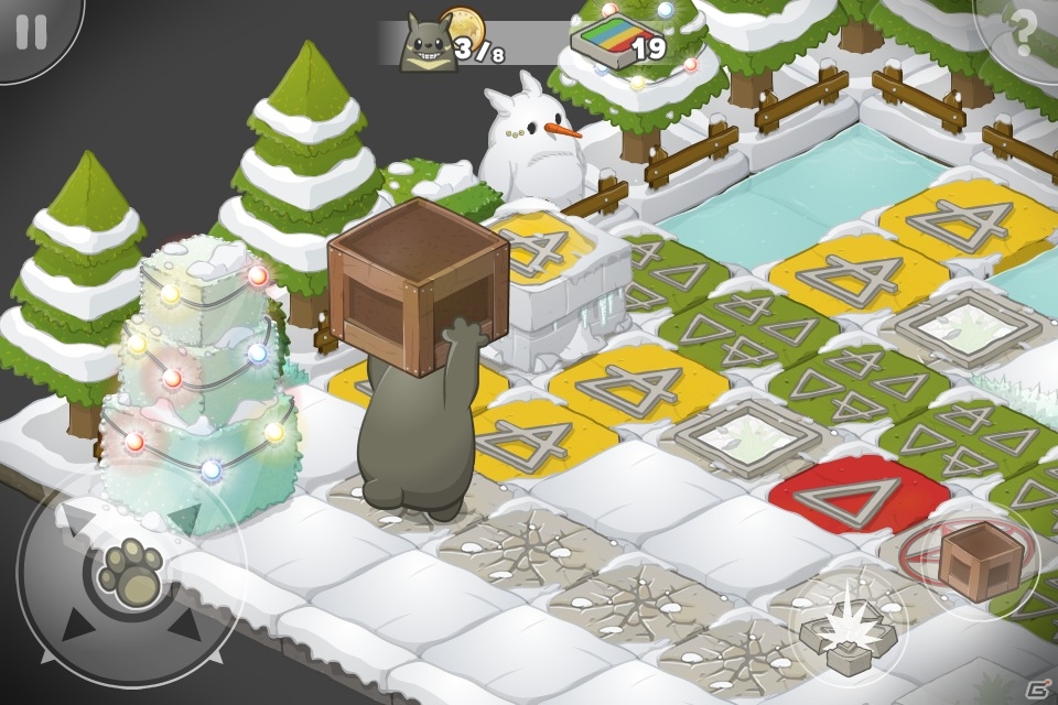 カラフルなXmasランドを舞台にしたパズルゲーム「グルーの大冒険～クリスマス・パニック！～」がiOS/Android向けに配信の画像11