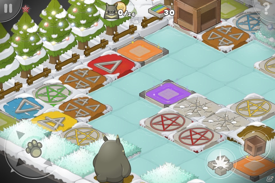 カラフルなXmasランドを舞台にしたパズルゲーム「グルーの大冒険～クリスマス・パニック！～」がiOS/Android向けに配信の画像4