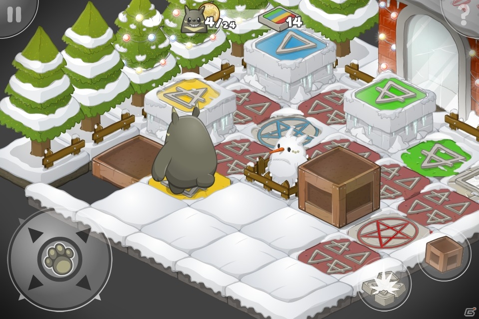 カラフルなXmasランドを舞台にしたパズルゲーム「グルーの大冒険～クリスマス・パニック！～」がiOS/Android向けに配信の画像5