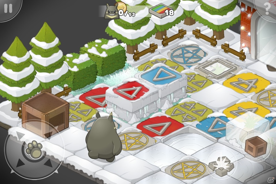 カラフルなXmasランドを舞台にしたパズルゲーム「グルーの大冒険～クリスマス・パニック！～」がiOS/Android向けに配信の画像6