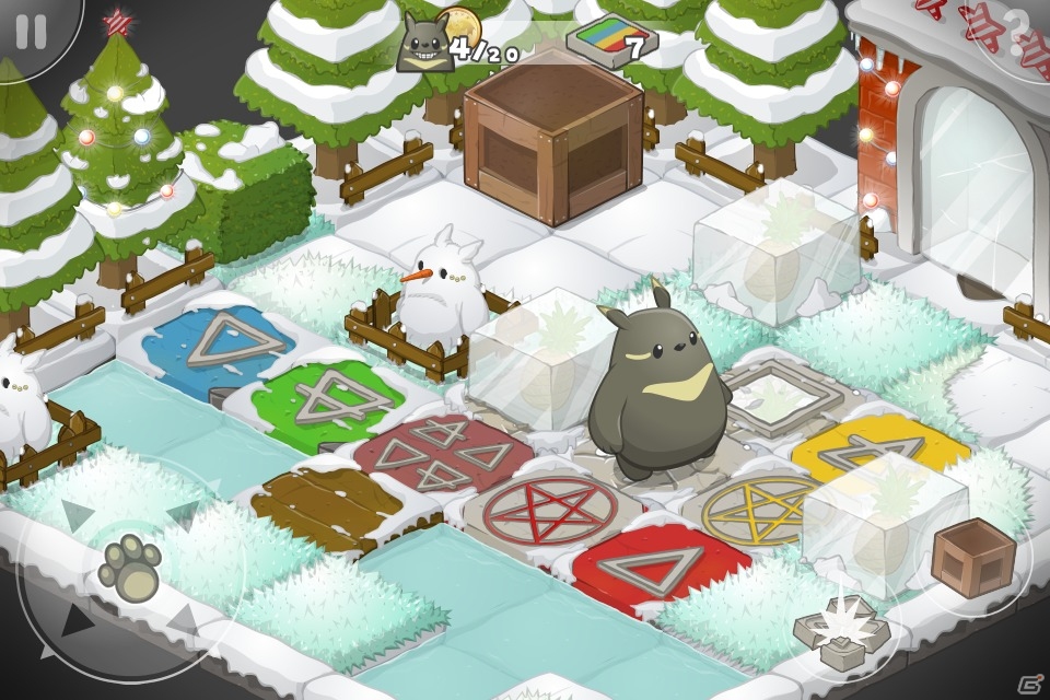 カラフルなXmasランドを舞台にしたパズルゲーム「グルーの大冒険～クリスマス・パニック！～」がiOS/Android向けに配信の画像8