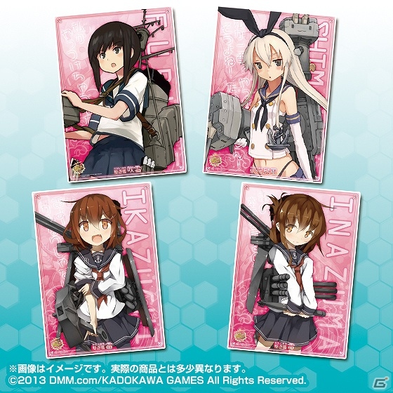 「艦隊これくしょん -艦これ-」人気の艦娘たちがA4サイズのクリア素材にデザインされたクリアポスターセットが発売決定の画像2