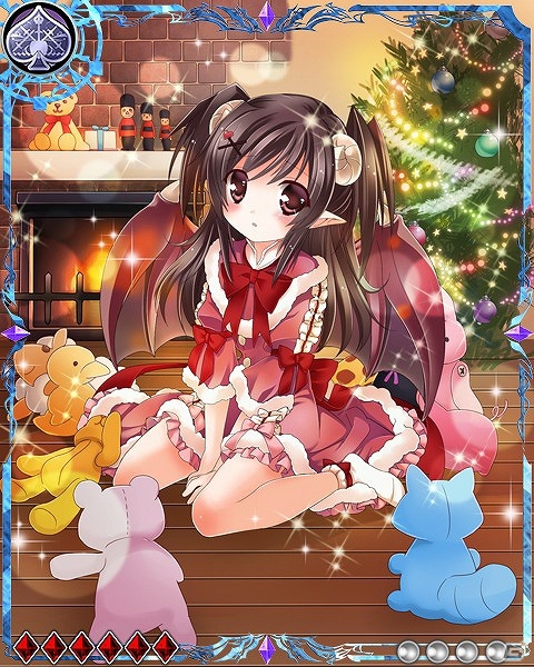 GREE「姫奪!!デモンズサーガ」全15枚のカードで戦うイベント「聖夜の祝祭」が12月21日より開催―サンタコスを着た幼少時代のリリィがキラーカードにの画像6