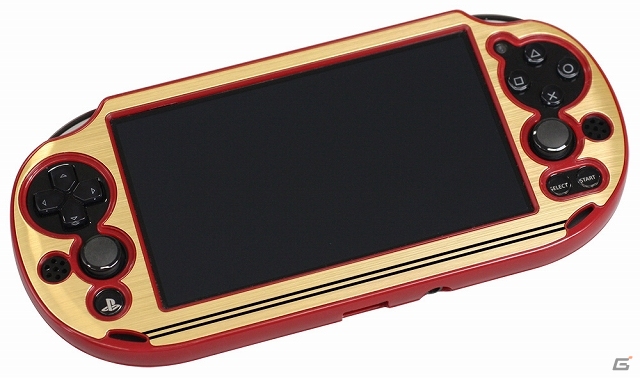 新型PS Vitaが懐かしのレトロゲームカラーに早変わり！PS Vita用アクセサリー「レトロフェイスケース（FCレッド）」が12月31日に発売の画像2