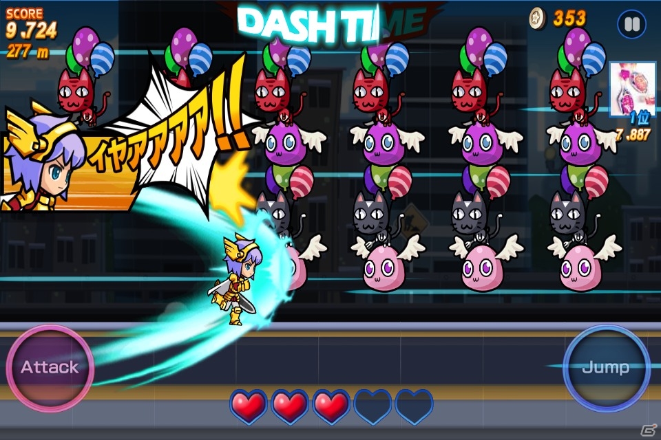 ジャンプ＆アタックで爽快ダッシュ！スクロールランアクション「LINE ダッシュガール」配信開始の画像2