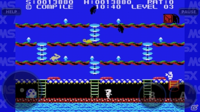 懐かしのアクションゲーム「ハッスルチューミー」がiOS向けゲームアプリとして復活！今回の配信を記念しMSXスマートフォン移植タイトルが一律100円にの画像8