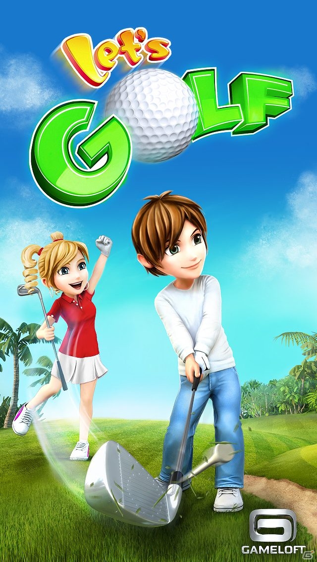 3Dで表現される美しいコースで気軽にゴルフ体験を楽しもう！iOS/Android「LINE レッツ！ゴルフ」配信開始の画像1