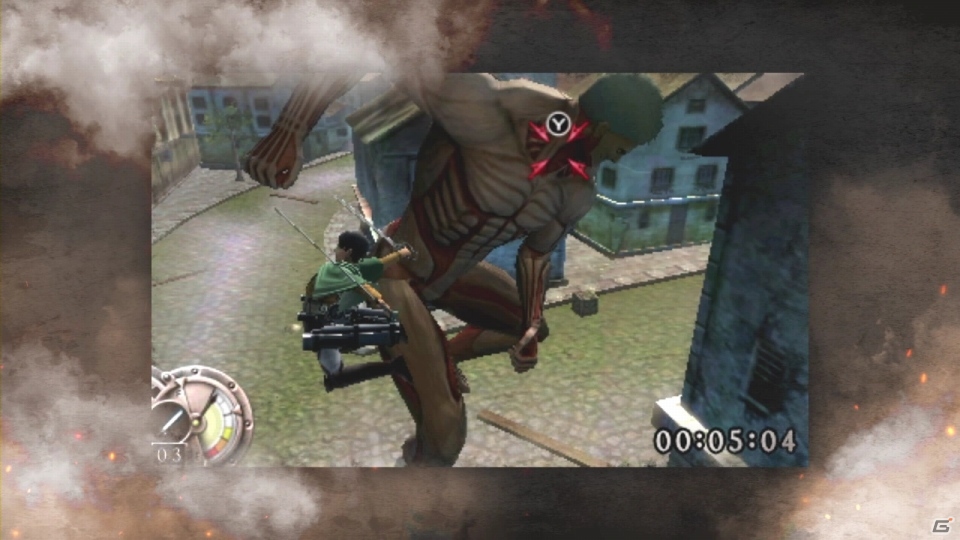 3DS「進撃の巨人～人類最後の翼～」鎧の巨人や獣の巨人との戦闘をチェック！プロモーションムービー第3弾が公開の画像1