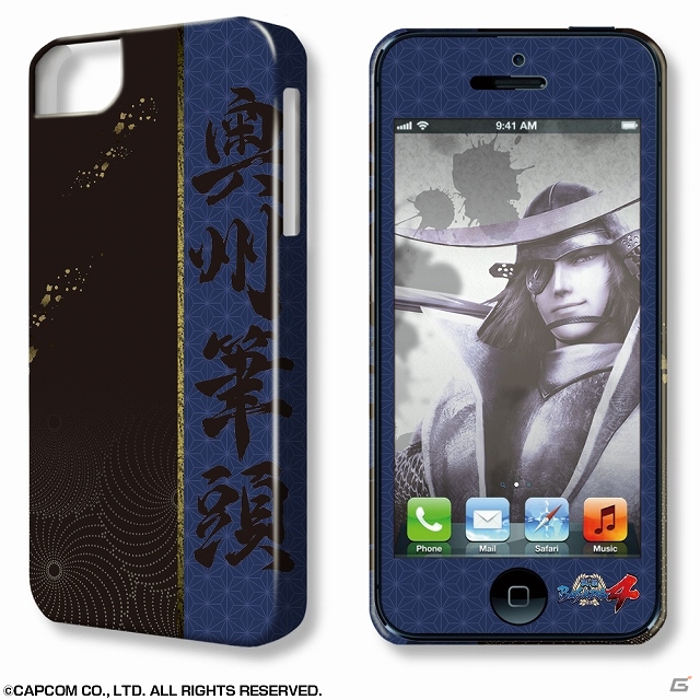「戦国BASARA4」のiPhone5/5S用デザジャケット＆キャラクターグッズが2014年2月上旬に発売予定の画像1