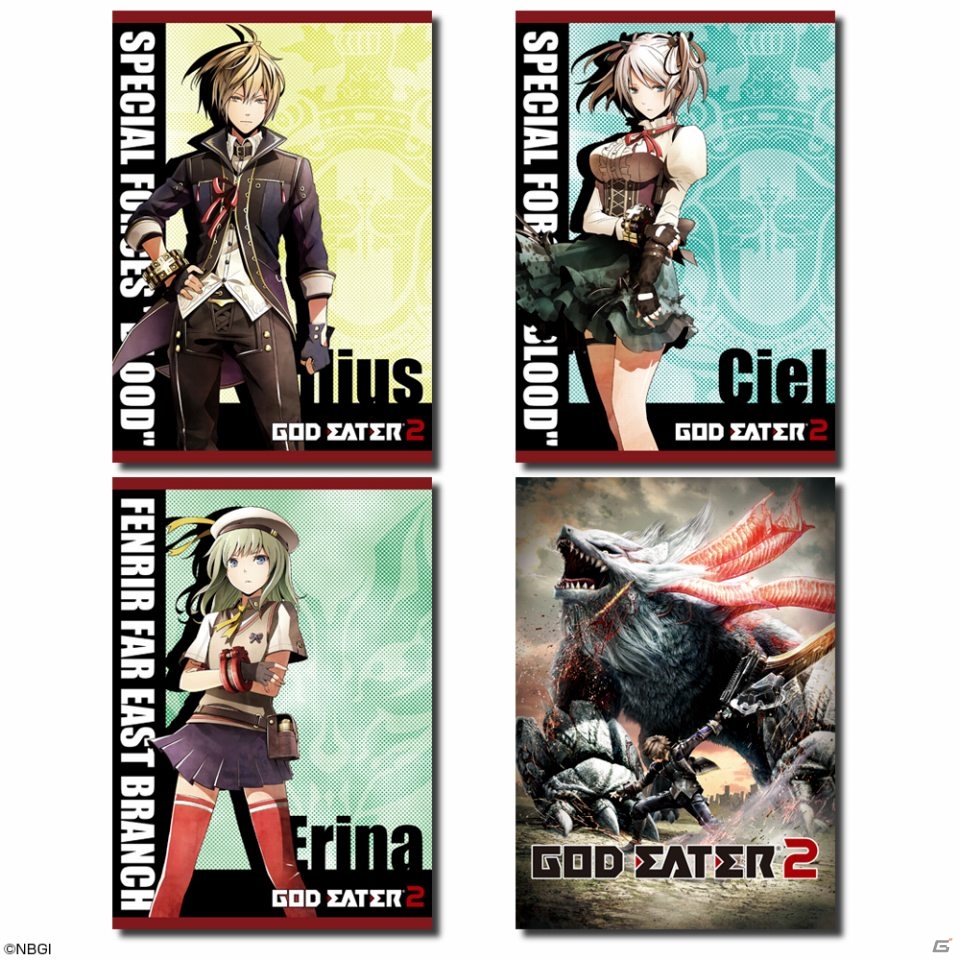 「ゴッドイーター2」のデザインを用いたPS Vita用デザスキン、iPhone用デザジャケットなどのグッズが2014年1月下旬に発売の画像19