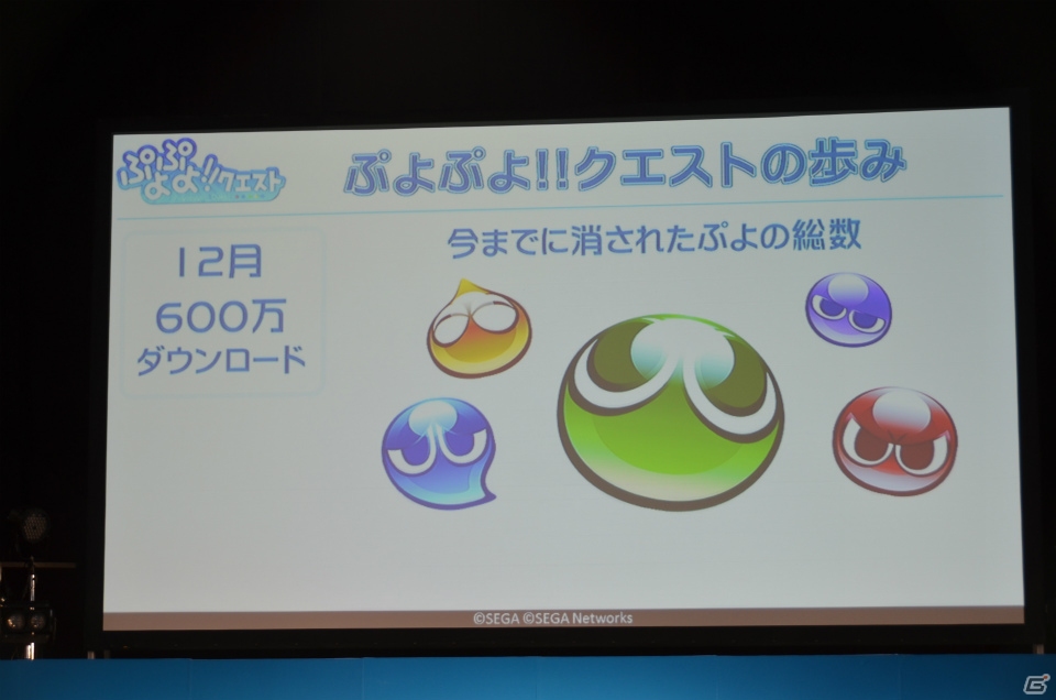 【セガネットワークス ファン感謝祭2013】「ぷよぷよ!!クエスト」ステージで「モンハン いつでもアイルーライフ」とのコラボが発表！新年には“ふりそでリデル”が登場の画像10