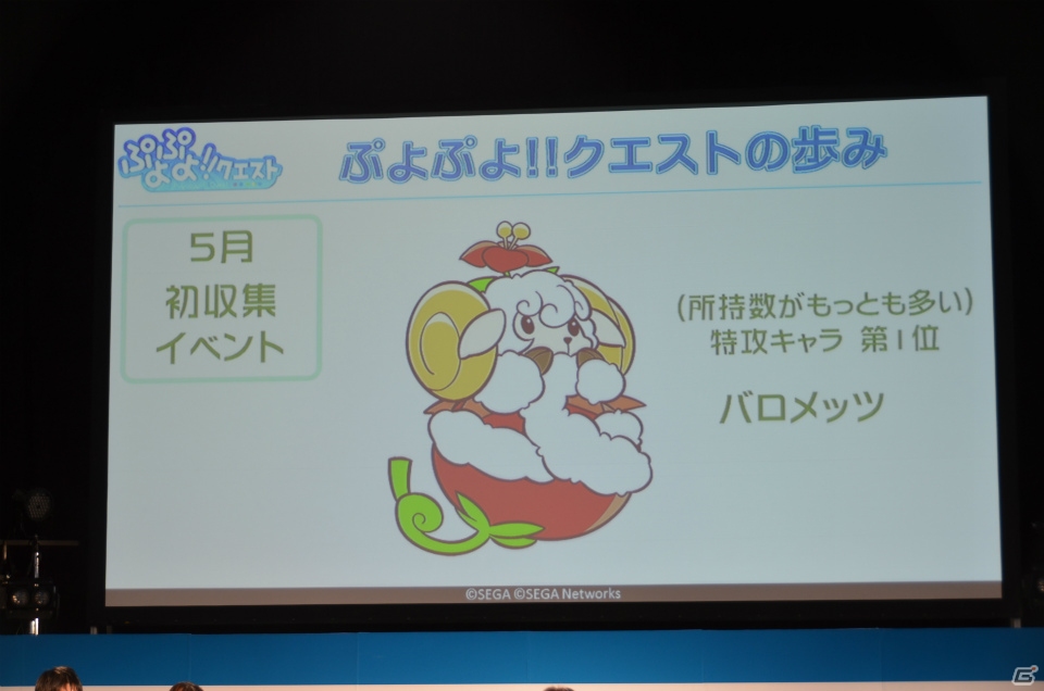 【セガネットワークス ファン感謝祭2013】「ぷよぷよ!!クエスト」ステージで「モンハン いつでもアイルーライフ」とのコラボが発表！新年には“ふりそでリデル”が登場の画像3