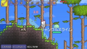PS Vita版「テラリア」日本限定のオリジナルアイテムとして“モノミ”と“トロ”のコラボ装備が収録決定―PS3版でも後日配信予定の画像1
