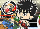 Yahoo! Mobage/mixiゲーム「ラーメン魂」とアニメ「はじめの一歩 THE FIGHTING！ Rising」のコラボイベントが開催―ゲストの幕之内一歩が来店！