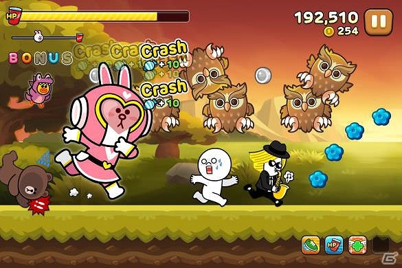 LINEキャラクターゲーム第7弾はランニングアクション！iOS/Android「LINE Party Run」がLINE GAMEにて配信の画像3