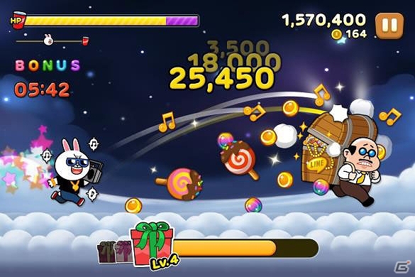 LINEキャラクターゲーム第7弾はランニングアクション！iOS/Android「LINE Party Run」がLINE GAMEにて配信の画像4
