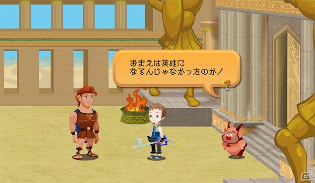 Yahoo! ゲーム「キングダムハーツ χ［chi］」新ワールド「オリンポスコロシアム」＆「デイブレイクタウン」が実装！今ならクラウド［SR］がもらえるの画像1