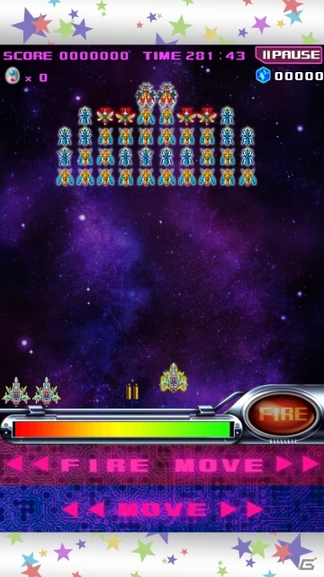 スペースSFシューティング「スペース★ギャラガ」Android版が配信開始！ターゲットランキングイベントが開催の画像3