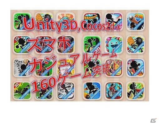バイタリフィ、Unity3D/Cocos2d-xで開発したカジュアルゲームが計160本を突破―マルチプラットフォームアプリの開発体制をさらに強化の画像1