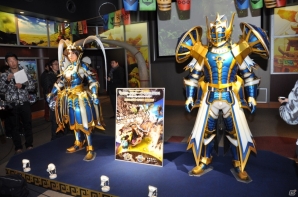 “高級耳栓”じゃ防げない！？ティガレックスの大咆哮に辻本プロデューサーも興奮！スターネコ装備のアイルーや自由すぎるミニ・ババコンガにも会える「モンスターハンター・ザ・リアル 2014」プレスプレビューレポートの画像34