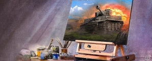 PC「World of Tanks」の「ガールズ＆パンツァー」コラボよりアキバビジョンの2月の時報が武部沙織に決定！新企画“イラストで知る日本戦車”も開始の画像1