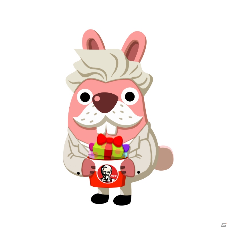iOS/Android「LINE ポコパン」ケンタッキーフライドチキンとのキャンペーンが2月20日よりスタート―期間限定で「カーネルポコタ」がゲーム内に登場！の画像1