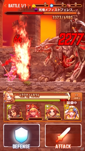 敵モンスターを倒すカギはカウンター！Android版「姫騎士と最後の百竜戦争」の配信がスタートの画像8