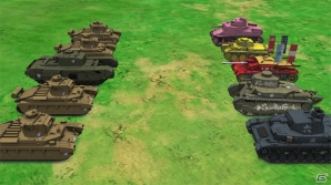 PS Vita「ガールズ＆パンツァー 戦車道、極めます！」戦車戦のキャライラストは全て描き下ろし＆聖グロリアーナ女学院の参戦が決定―お風呂ポスター用イラストも公開！の画像10