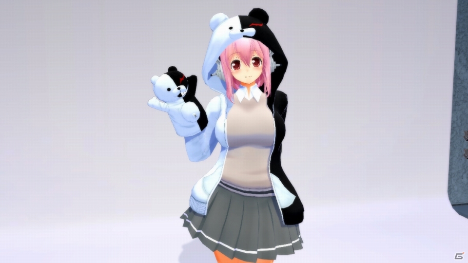 モノクマパーカー姿のすーぱーそに子を激写するチャンス！PS3「モット！ソニコミ」と「ダンガンロンパ」のコラボが決定の画像7