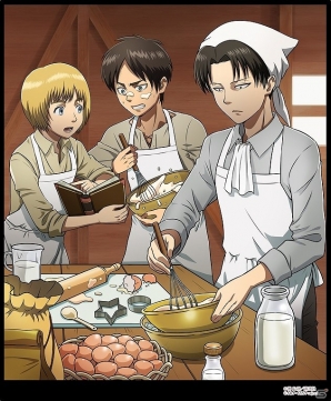 「進撃の巨人-反撃の翼- ONLINE」お料理リヴァイなど限定描き下ろしイラストが登場！バレンタイン限定グッズキャンペーンも開始の画像1