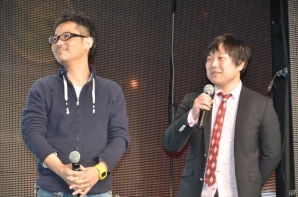 （左から）國澤仁氏、門井信夫氏