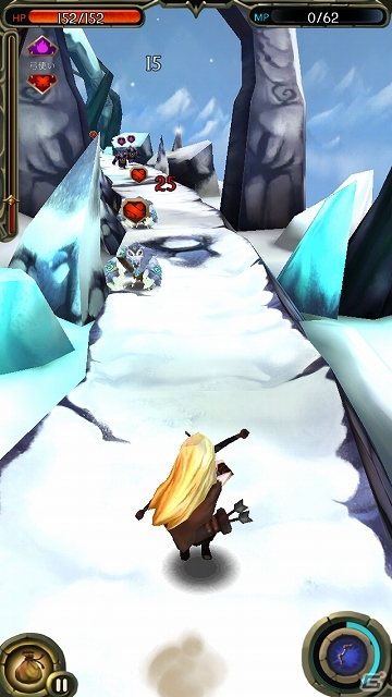 魔王を倒すため3人の勇者が立ちあがった！iOS向けランナー型シューティング「バトルクエスト」Mobageにて配信開始の画像7