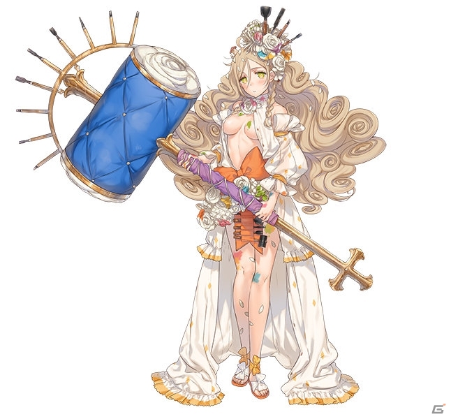 PS Vita版「英雄＊戦姫」切符氏が描くゲストキャラクター・ミケランジェロのビジュアルを公開！の画像1