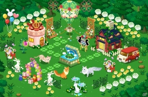 GREE「ハコニワ　ふしぎな手紙とどうぶつ島」1周年記念アイテムを手に入る！「新ハコニワ 1周年アニバーサリー」を開催の画像2