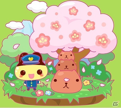 Mobage「ホッコリ！たまごっち～な」×「カピバラさん」コラボ企画開始！ひな祭り＆ホワイトデーがテーマのイベントが実施の画像1