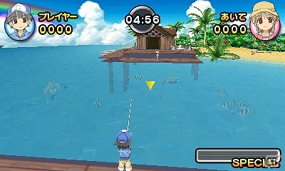 今度のおきらくシリーズは釣り＆テニス！3DS「おきらくフィッシング3D」＆Wii U「おきらくテニスSP」が3月12日に配信決定の画像6
