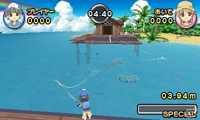 今度のおきらくシリーズは釣り＆テニス！3DS「おきらくフィッシング3D」＆Wii U「おきらくテニスSP」が3月12日に配信決定の画像7
