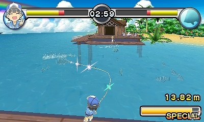 今度のおきらくシリーズは釣り＆テニス！3DS「おきらくフィッシング3D」＆Wii U「おきらくテニスSP」が3月12日に配信決定の画像9