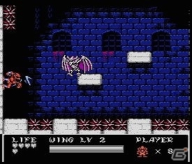 ステージ1面の最難関の“アイツ”が魔界唯一の希望として立ち上がる！アクションRPG「レッドアリーマーII」3DSバーチャルコンソール向けに配信の画像5