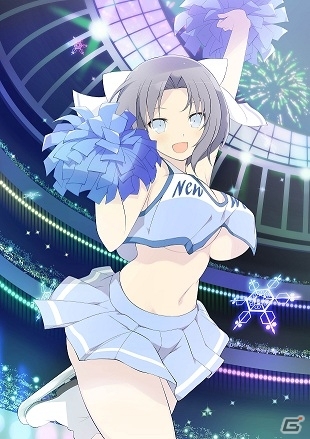 GREE/Mobage「閃乱カグラ NewWave Gバースト」チアガールコスチュームの爆乳少女が登場する「GO!GO!チラチラチアリーダー！あなたの毎日応援します！」開催の画像5