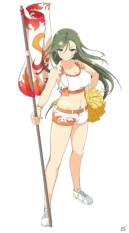 GREE/Mobage「閃乱カグラ NewWave Gバースト」チアガールコスチュームの爆乳少女が登場する「GO!GO!チラチラチアリーダー！あなたの毎日応援します！」開催の画像7