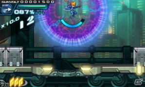 3DS「蒼き雷霆 ガンヴォルト」が2014年夏に配信決定！インティ・クリエイツと稲船敬二氏のタッグで生まれた横スクロール2Dアクションの画像21