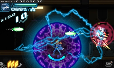 3DS「蒼き雷霆 ガンヴォルト」が2014年夏に配信決定！インティ・クリエイツと稲船敬二氏のタッグで生まれた横スクロール2Dアクションの画像18