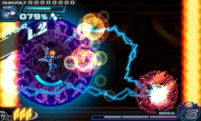 3DS「蒼き雷霆 ガンヴォルト」が2014年夏に配信決定！インティ・クリエイツと稲船敬二氏のタッグで生まれた横スクロール2Dアクションの画像31
